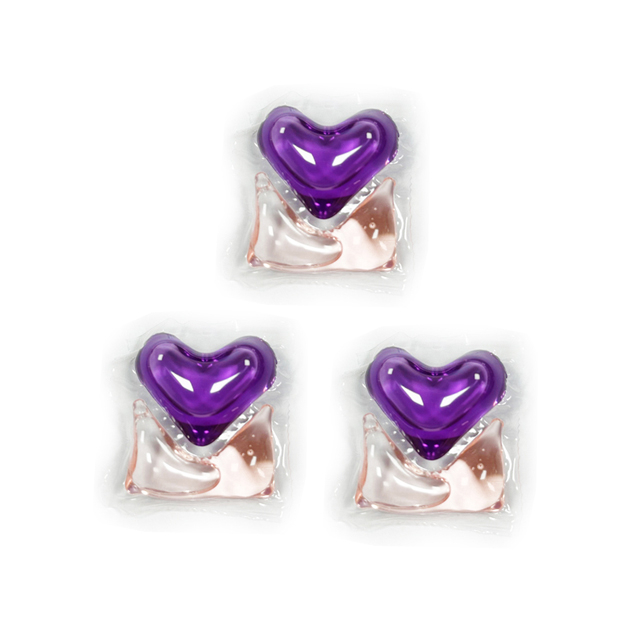 Double Cavity Heart Laundry Detergent Pods