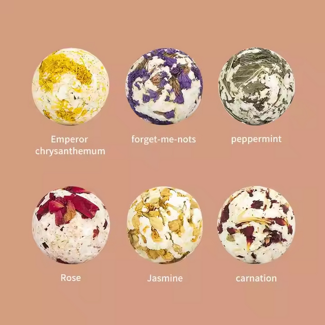 Dry Flowers Shower Bath Bombs