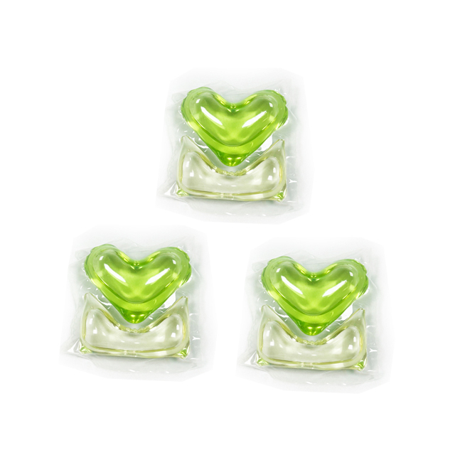 Double Cavity Heart Laundry Detergent Pods