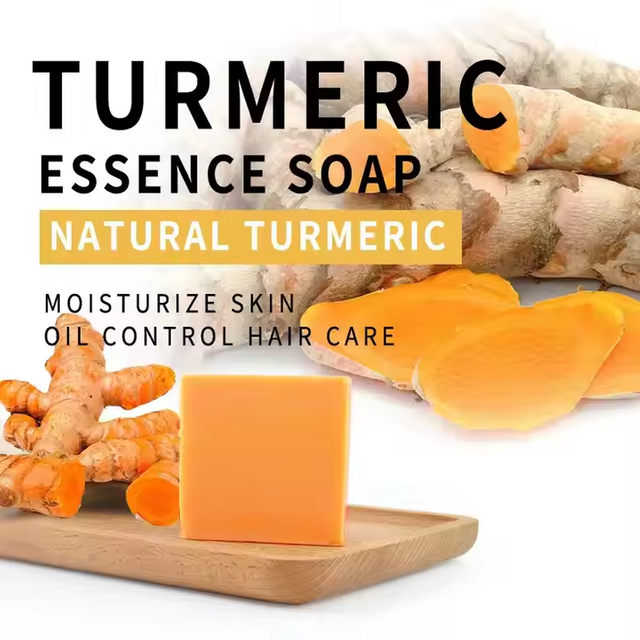 100% Natural Organic Premium Skincare Turmeric Handmade Soap 
