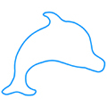 Alien cut dolphin