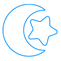 Double cavity starry moon