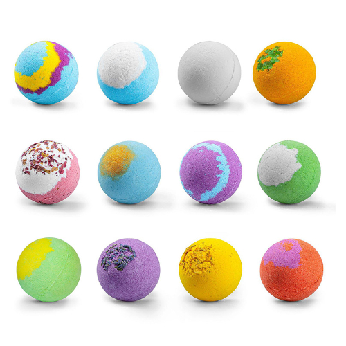Private Label Organic body care colorful Bath Bombs 