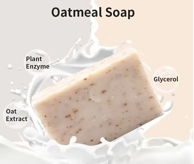 OEM/ODM Best Natural Organic Essential Oil Oatmeal Soap