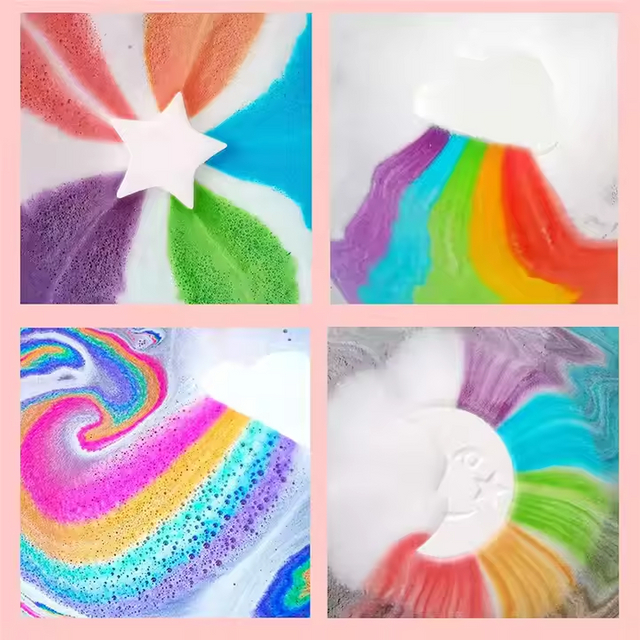 OEM Rainbow Kids Bath Bomb 